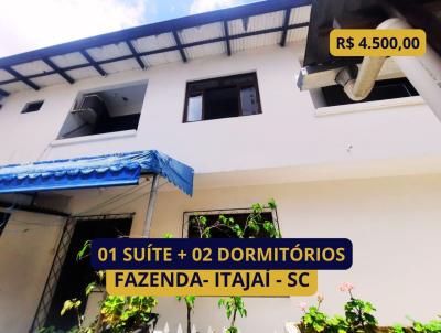 Casa para Locação, em Itajaí, bairro FAZENDA, 3 dormitórios, 2 banheiros, 1 suíte, 2 vagas