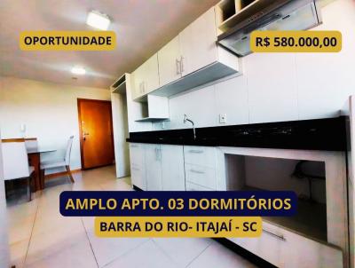 Apartamento para Venda, em Itajaí, bairro Barra do Rio, 3 dormitórios, 2 banheiros, 1 suíte, 2 vagas